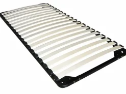 Ysmée Somier de láminas colchón 7 zonas de espuma 90x200cm STELO Negro