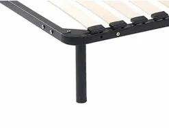 Ysmée Somier de láminas colchón 7 zonas de espuma 90x200cm STELO Negro