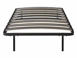 Ysmée Somier de láminas de montaje 90 x 190 cm - 15 láminas 3 zonas Con patas - - CERRISI Negro Clearance