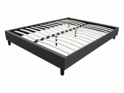 Somier de tela "Andy" - 140 x 190cm - marengo^Habitat et jardin Clearance