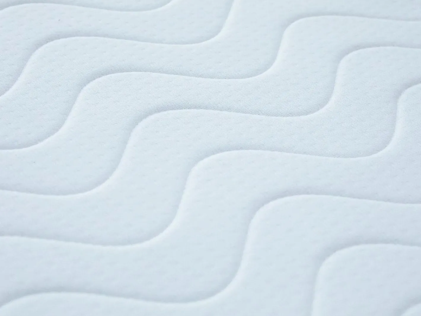 Ysmée Somier tapizado 90 x 190 cm 9 láminas pasivas - - ASTHENIS de YSMÉE Blanco New