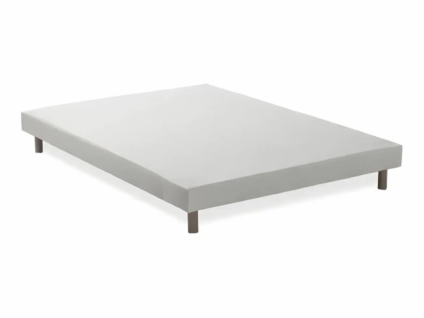 Somier tapizado con láminas 140x190 Madera Maciza Blanca Pies FINLANDEK Rakenne Blanco Online