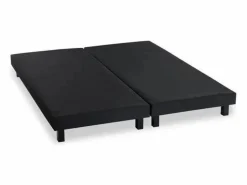 Les Tendances Somier - 140X190Cm|Somier tapizado de láminas 140 x 190 en madera maciza gris antracita - FINLANDEK Rakenne