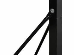 Homcom Cesta De Baloncesto|Soporte de baloncesto negro 90x165x352 cm