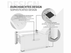 Soporte de elevación para lavadora o secadora con cajón 54 x 63 x 31 cm^ML-DESIGN Discount
