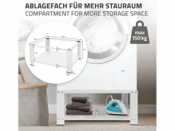 ML-DESIGN Mueble Para Lavadora|Soporte de elevación Universal para lavadora o secadora 54 x 63 x 32 cm