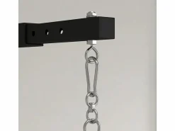 Aparato De Musculación|Soporte de pared ajustable para saco de boxeo, diseño ajustable, acero, (65 x 12 x 20 cm)
