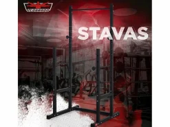 Leonardo Aparato De Musculación|Soporte para hacer sentadillas regulable con barra de dominadas entrenamiento cruzado Stavas