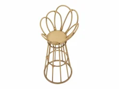 Soporte para macetas de metal y ratán estilo boho chic Panama Tower^ Clearance