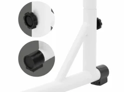 Soporte para silla colgante 208cm blanca sostén de hamaca estructura de columpio^ML-DESIGN Outlet
