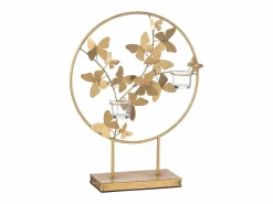 Soporte para velas de metal 35*14*46.5 cm^J-Line New