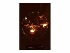 Soporte para velas de metal 35*14*46.5 cm^J-Line New
