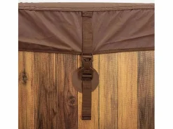 Bestway Spa Hinchable Lay-Z-Spa Helsinki 180x66 cm para 5-7 Personas con Airjet y Cobertor Marru00f3n