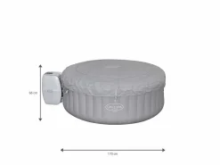 Bestway Spa Hinchable|Spa Hinchable Lay-Z-Spa St Lucia 170x66 cm para 2-3 Personas con Airjet y Cobertor