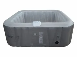 Spa Hinchable|Spa hinchable cuadrado de 4 plazas - Sunspa - Diadema LED incluida - Dimensiones : 155 x 155 cm