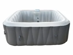 Spa Hinchable|Spa hinchable cuadrado de 4 plazas - Sunspa - Diadema LED incluida - Dimensiones : 155 x 155 cm