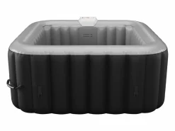 VOGUE SPA Spa hinchable cuadrado para 4 personas B-COSY 154 x 154 x Alt. 65 cm 120 chorros Negro Discount