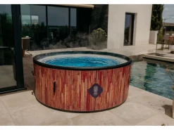 Spa Hinchable|Spa Hinchable Exotik Coco Spa – 180 cm de diámetro | 1100 litros | Motor de 2240 W | Hasta 6 personas