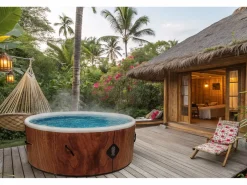 Spa Hinchable Tahiti Coco Spa – 180 cm de diámetro – 1100 litros – Motor de 2240 W – Hasta 6 personas^ Outlet