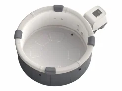 Spa semi-rígido redondo para 6 personas gris con LED - D182 x Alt. 70 cm - LAPEKA^Mspa Clearance