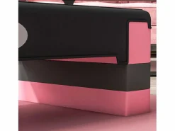 Cinta De Correr|Stepper aeróbico ajustable, de plástico, para fitness y entrenamiento en casa, color negro (80 x 31 x 20 cm)