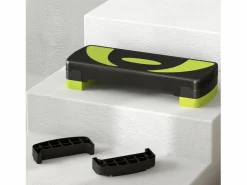 Stepper aeróbico con altura regulable (10/15/20 cm), plástico, verde (80x31x20 cm)^ Best