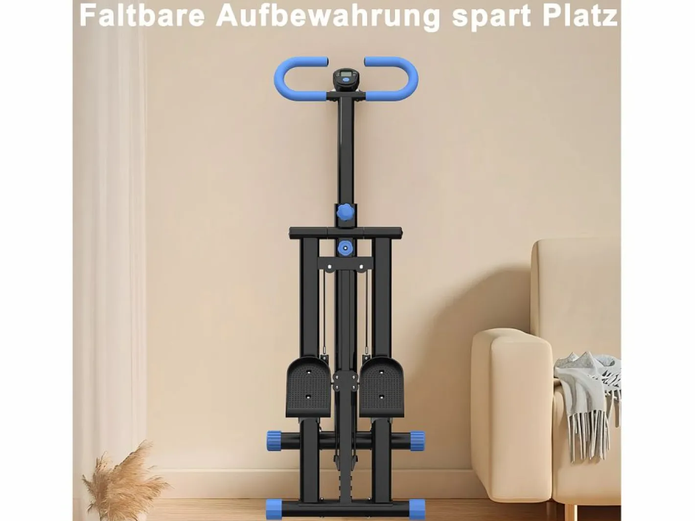 Hauss Spole Aparato De Musculación|Stepper con 3 niveles de resistencia ajustable -