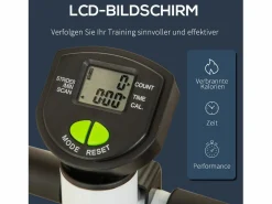 Stepper de fitness con pantalla LCD y asas, para entrenar en casa, de acero y ABS, verde (55 x 44 x 108 cm) Best