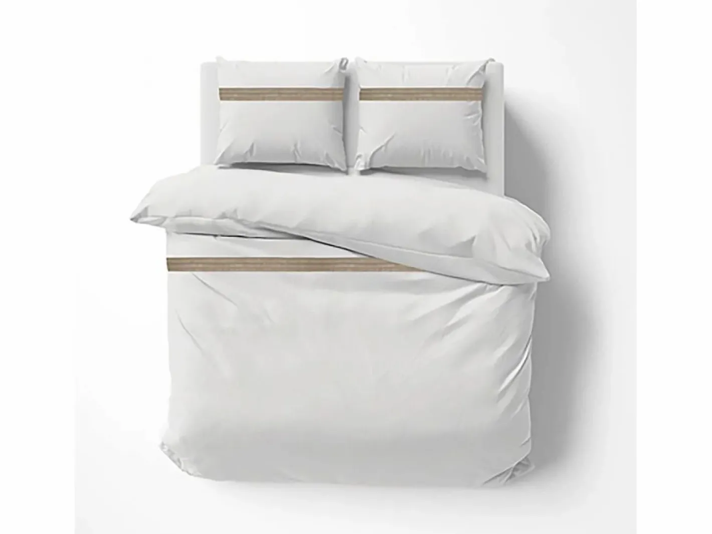 Douceur d'intérieur Ropa De Cama|Juego De Sábanas|Suave conjunto de algodón rural 240 x 220 cm