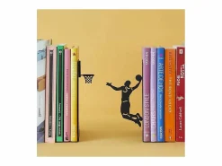 Balvi Sujetalibros de metal Sport Basketteur Negro Best