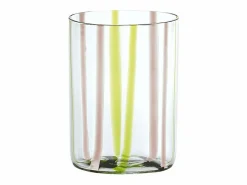 Surtido de Vasos Tirache Zafferano en vidrio borosilicato bicolor Verde-amatista caja 6 piezas Amarillo Sale
