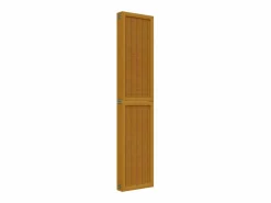 Tabique divisorio de 6 paneles en madera maciza de paulownia marrón^ New