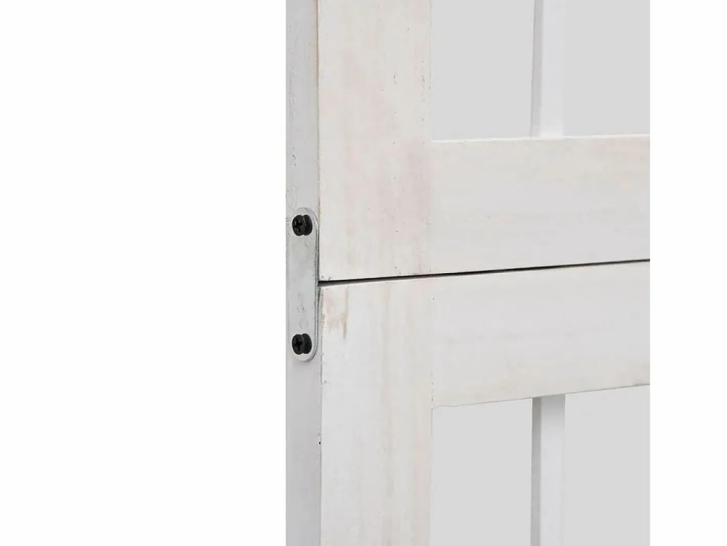 Tabique divisorio de 3 paneles en madera maciza de paulownia blanca^ Sale