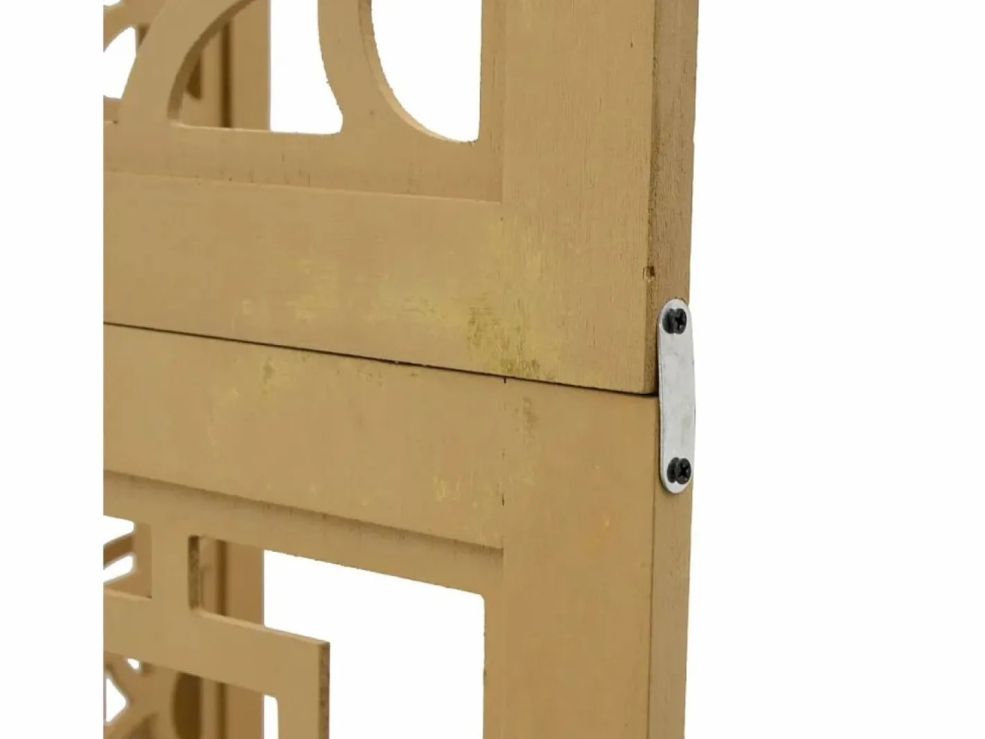 Tabique divisorio de 5 paneles en madera maciza de paulownia marrón Marru00f3n Best