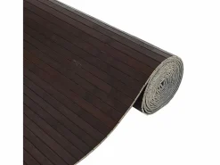 Tabique divisorio marrón oscuro 165x800 cm bambú Marru00f3n Best