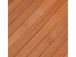 Tabique divisorio marrón 165x600 cm bambú Marru00f3n