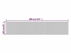 Tabique divisorio natural claro 165x800 cm bambú^ Online