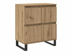 Clicnbuy Tableros Lateral 3 piezas Roble artisan 180 x 35 x 70 cm Beige Online