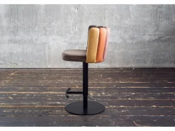 Kawola Muebles De Bar|Taburete Alto|Taburete - marrón terciopelo - JADA