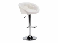 Taburete bar y cocina de cuero polipiel Chesterfield Diseño Tucson -^Super stool