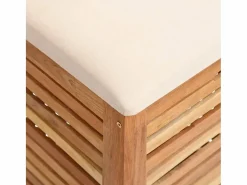 Taburete de baño 40,5x40,5x56 cm Madera maciza de nogal Marru00f3n