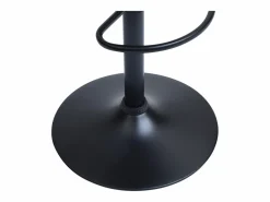 Taburete de bar de pana y metal - Altura ajustable - - MASURIE^Vente-unique Clearance
