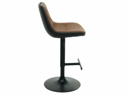 MCW Taburete de bar -L85 (juego de 2), marrón Marru00f3n Discount