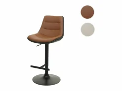 MCW Taburete de bar -L85 (juego de 2), marrón Marru00f3n Discount