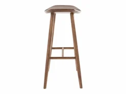 Miliboo Muebles De Bar|Taburete Alto|Taburete de bar moderno nogal 72cm DEMORY
