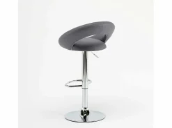 Taburete de cocina alto, giratorio y regulable con Reposapiés Chicago -^AHD Clearance