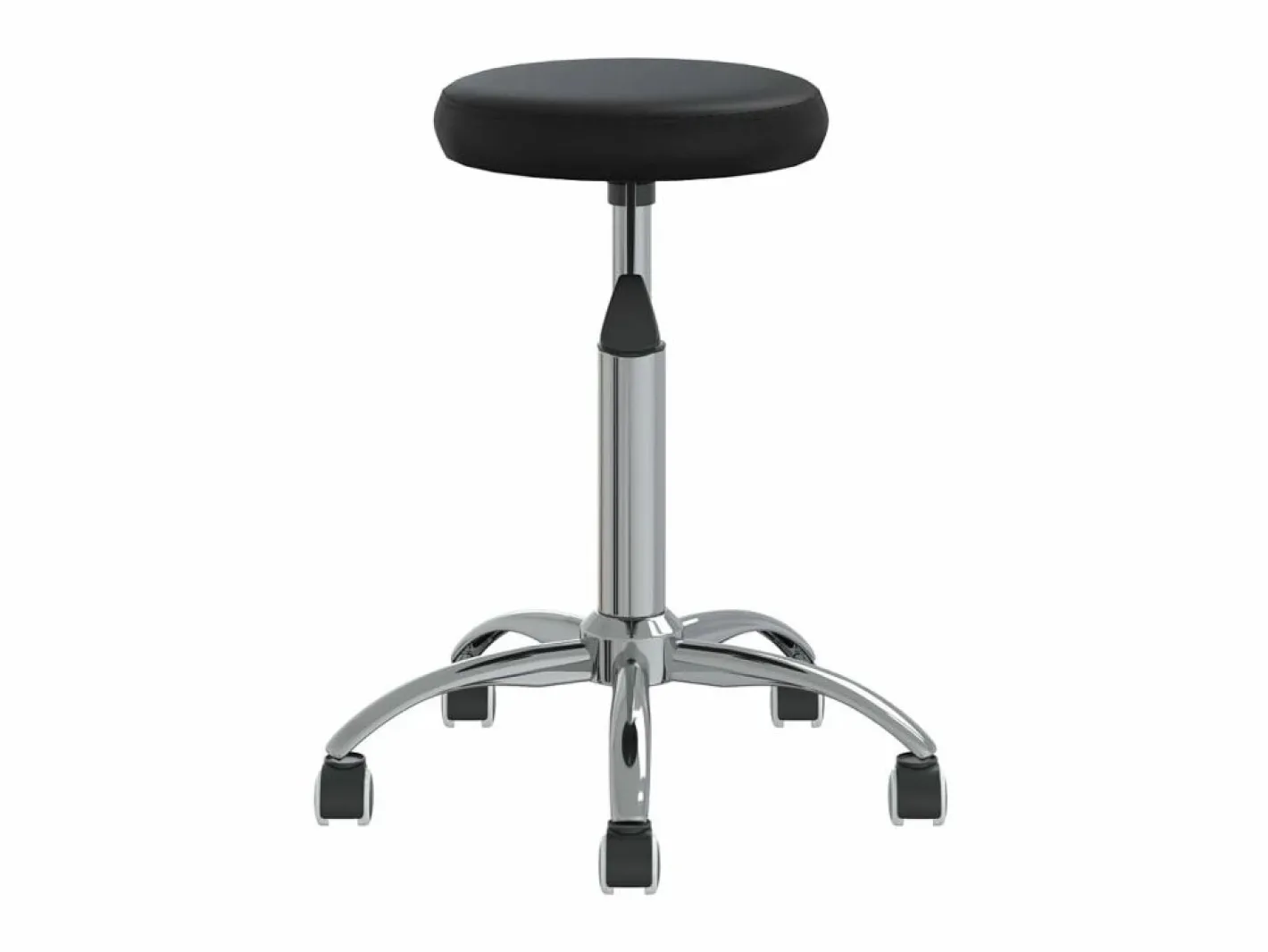 Taburete de masaje cuero sintético ES874563^ Sale