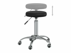 Taburete de masaje cuero sintético ES874563^ Sale