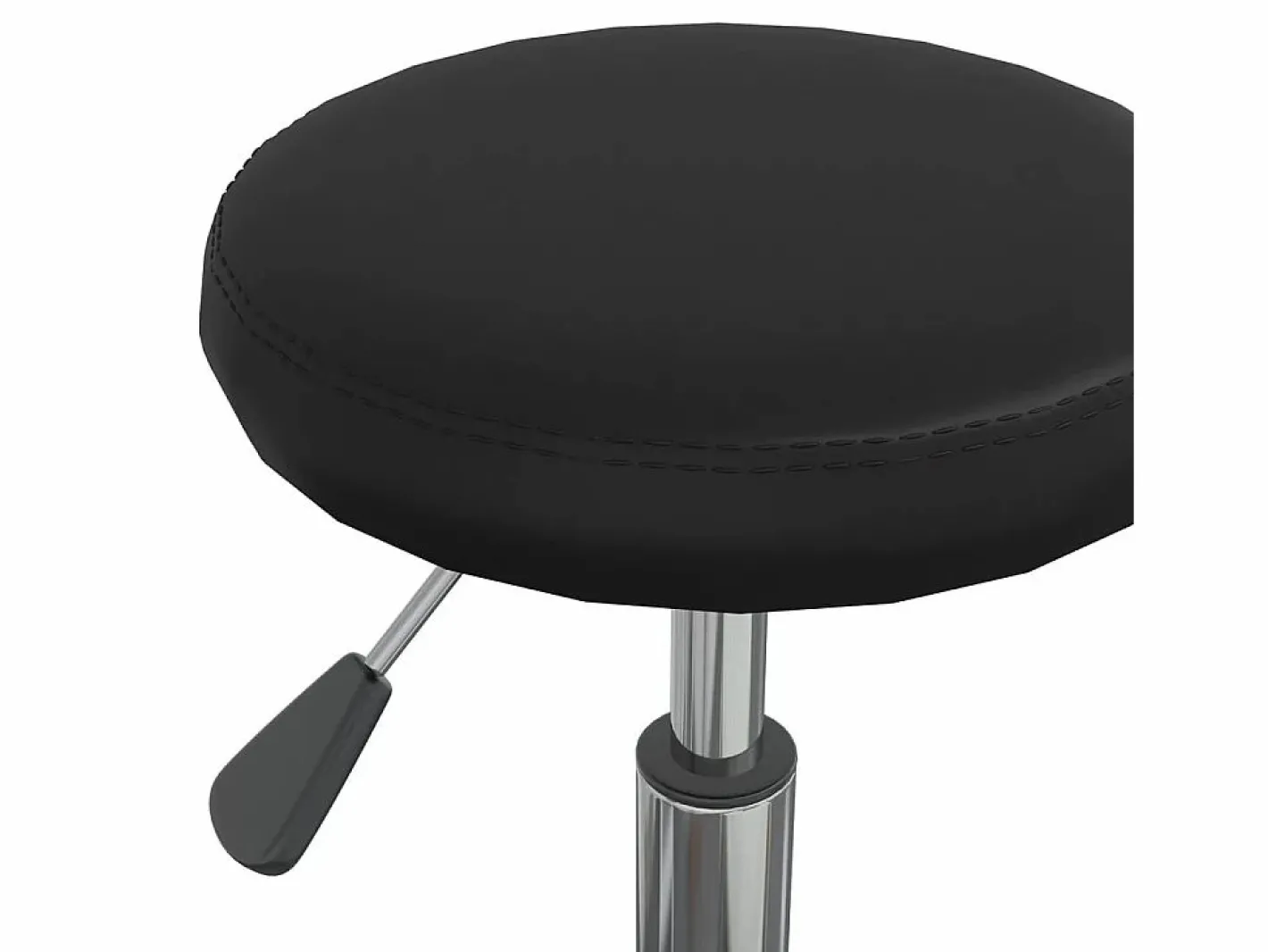 Taburete de masaje cuero sintético ES874563^ Sale