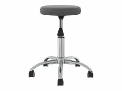 Taburete de masaje terciopelo oscuro ES40872 Gris Clearance